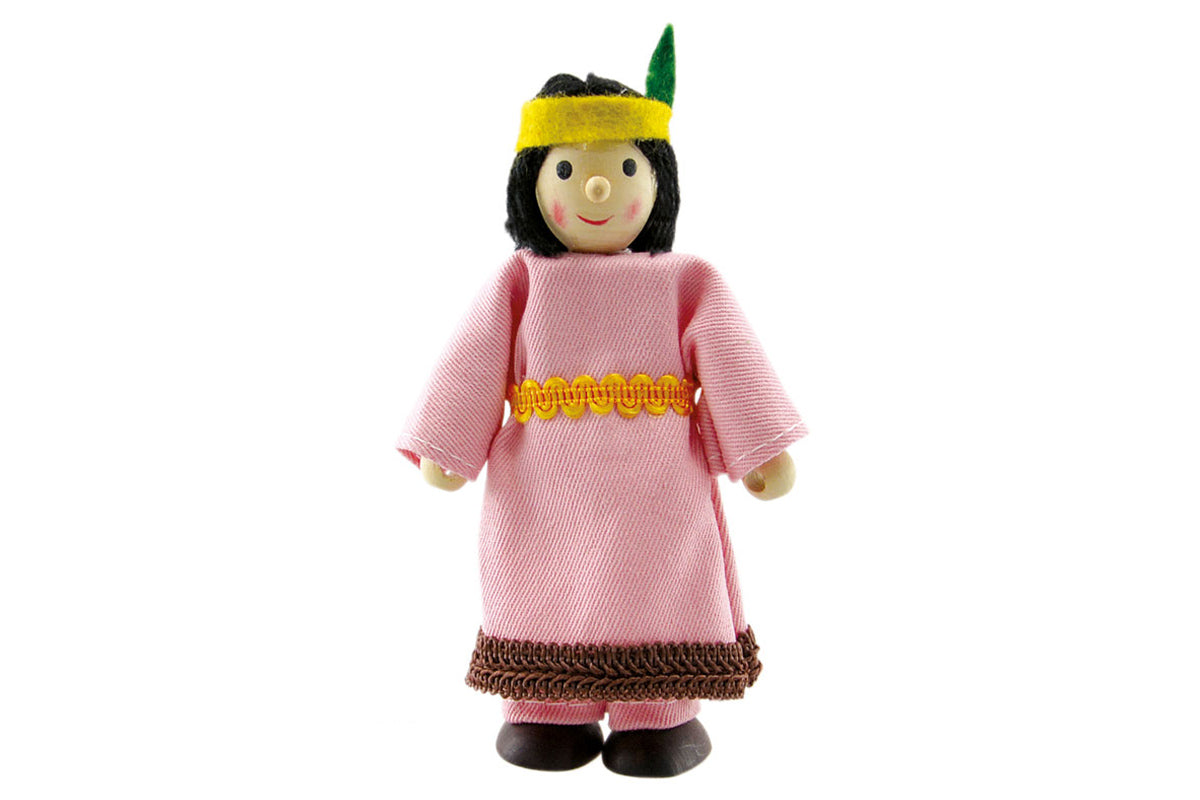 Winzling Biegepuppe - Indianerin "Tulpe" Winzlinge® BLS GmbH, Kopernikusstraße 1, 74670 Forchtenberg; Kontakt: mail@bls.de