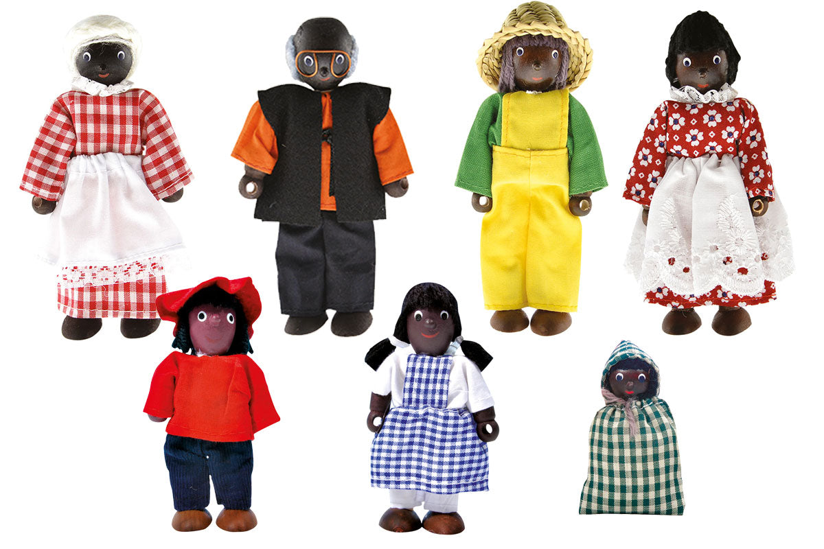 Coffret de mini-poupées articulées - Famille