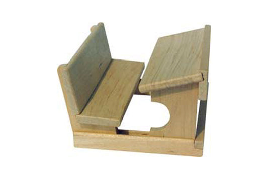 Petite poupée flexible - Bureau d'écolier 