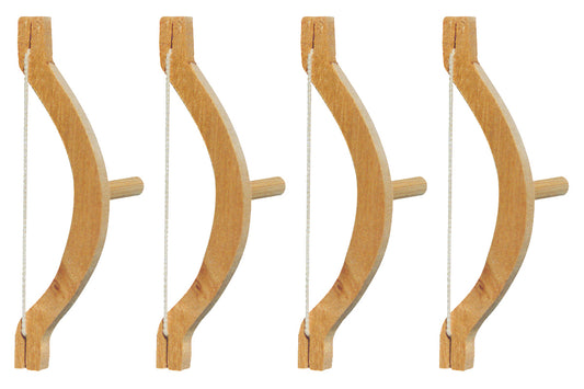 Petite poupée flexible - Nœud - Lot de 4