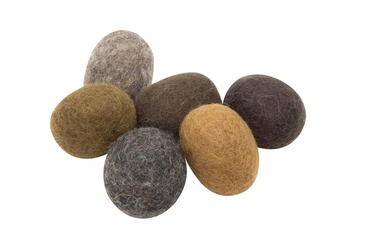 Crottes de cheval en feutrine - Lot de 6