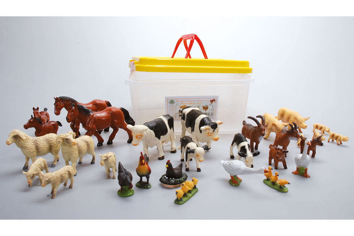 Coffret Animaux de la Ferme Wülfinger – 35 pièces