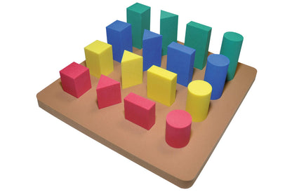 Plateau de tri Softy - Formes géométriques - Lot de 16