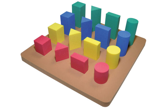 Plateau de tri Softy - Formes géométriques - Lot de 16