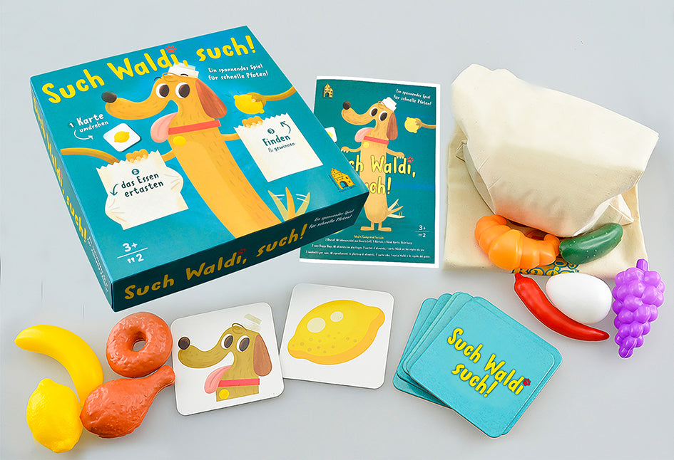 Such Waldi, such! Forchtenberger Puzzle & Spiele BLS GmbH, Kopernikusstraße 1, 74670 Forchtenberg; Kontakt: mail@bls.de