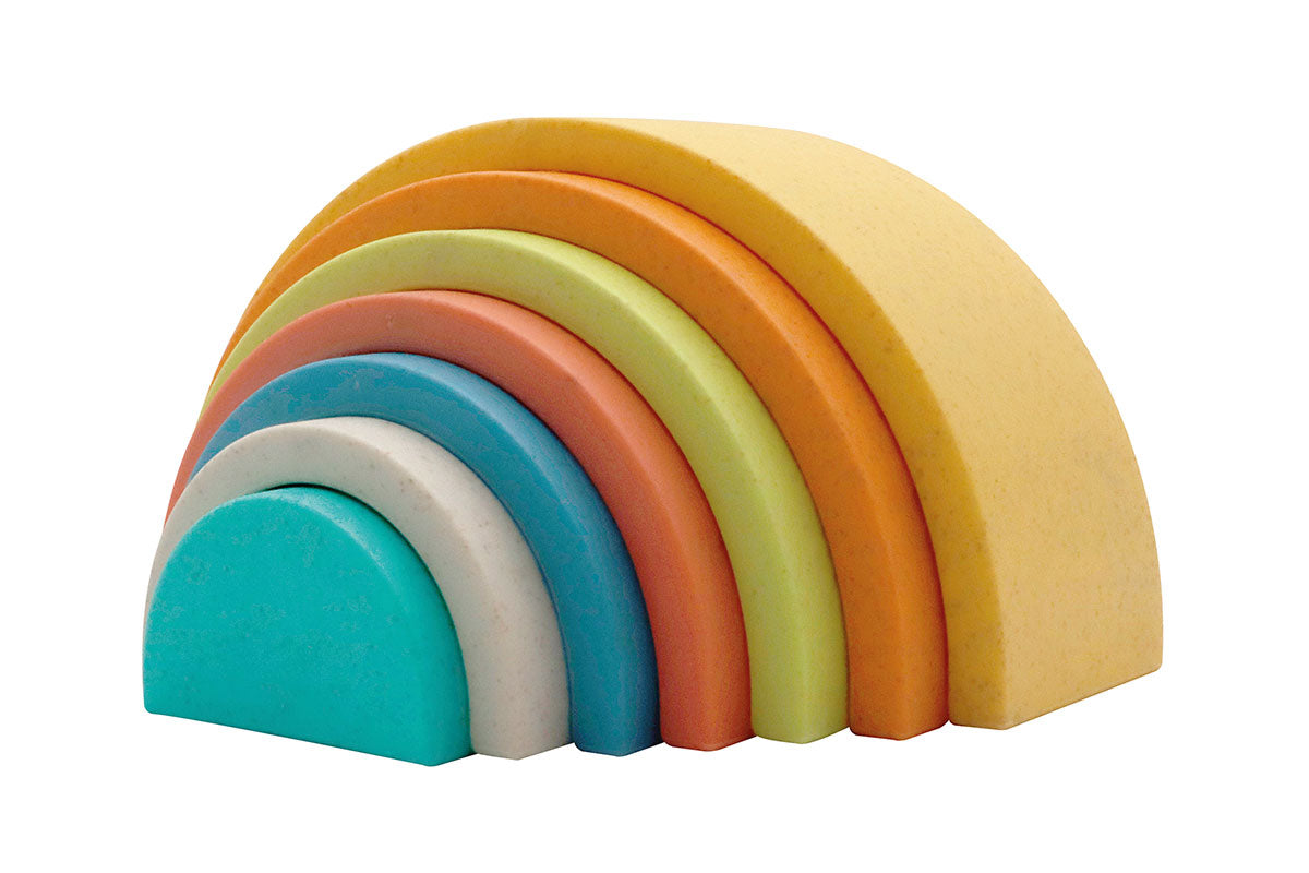 Bio - Regenbogen Stapler Forchtenberger Puzzle & Spiele BLS GmbH, Kopernikusstraße 1, 74670 Forchtenberg; Kontakt: mail@bls.de