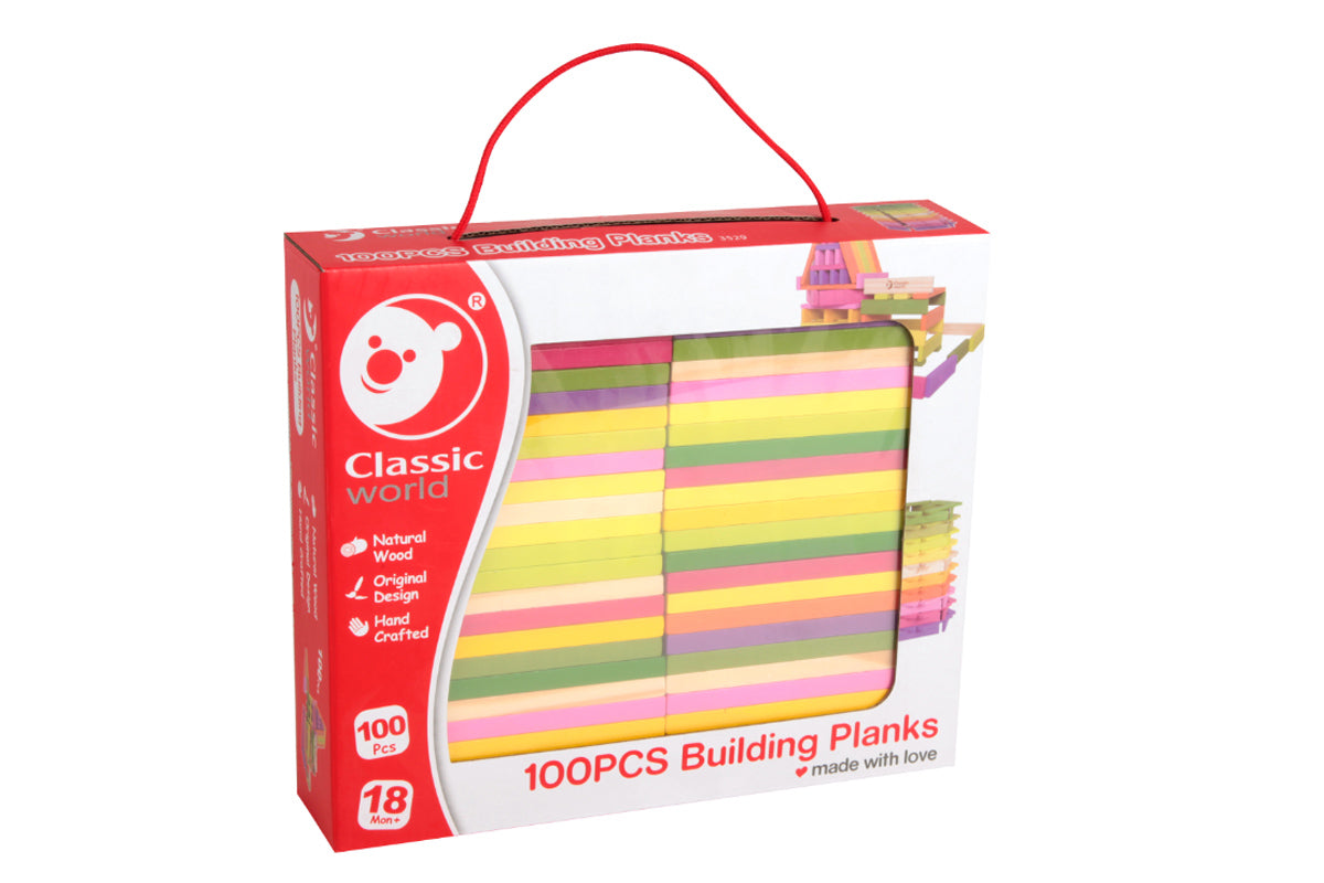 Holzbausteine - Set 100 Classic World International Holdings Limited, 383 HENNESSY ROAD, 999077 Hongkong