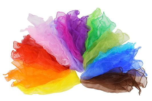 Écharpes Rainbow Rhythm - Lot de 15