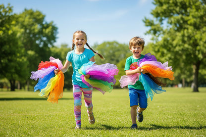 Écharpes Rainbow Rhythm - Lot de 15