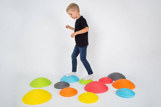 Pierres d'équilibre GOWI River Stones EPP pour enfants - Lot de 12