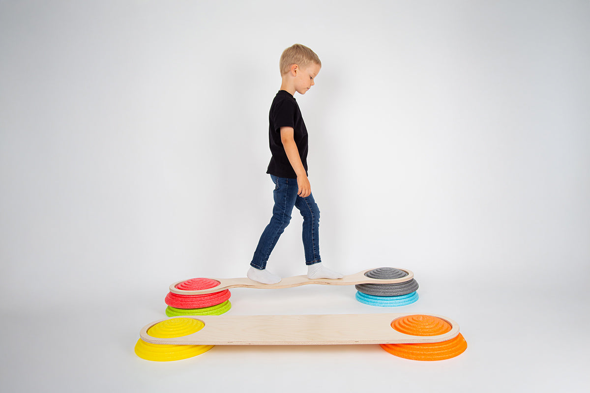 Pierres d'équilibre GOWI River Stones EPP pour enfants - Lot de 12