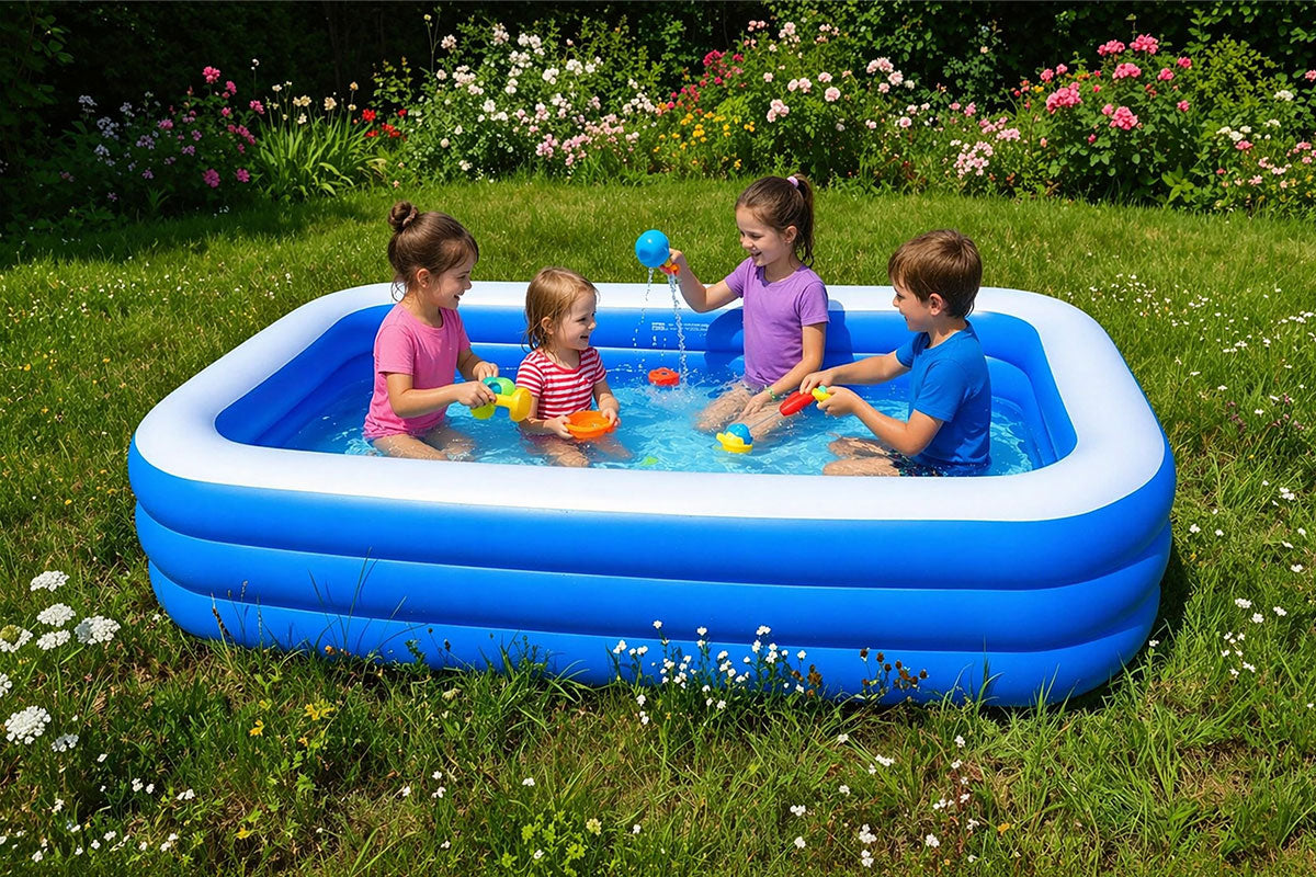 Piscine familiale XXL - Rectangulaire 305x180x56
