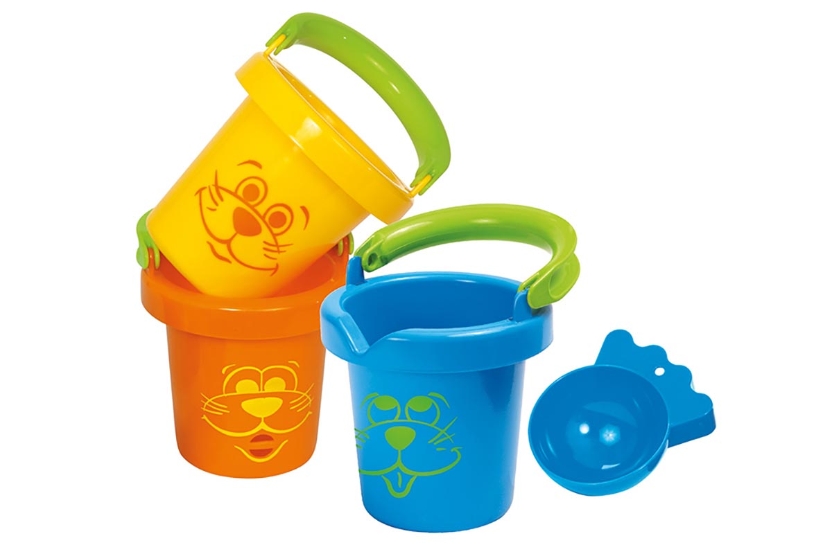 GOWI - Seau de bain - Lot de 4 en filet 