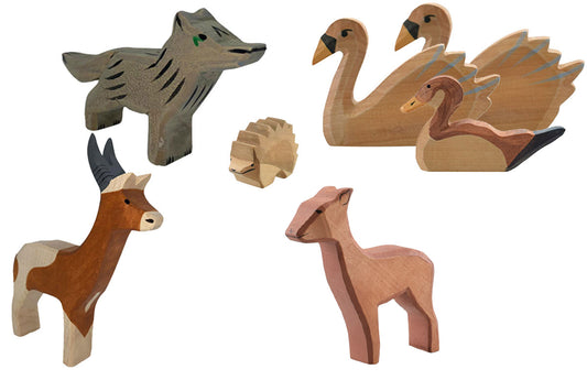Ensemble d'animaux de la forêt Wülfinger