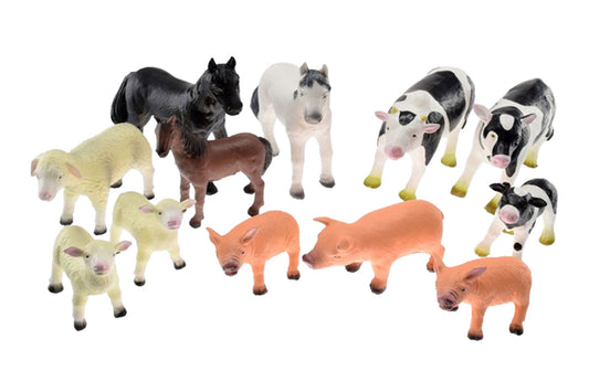 GOWI - Bauernhoftiere Softy - Set 12 - CHiLA ...einfach gutes Spielzeug!