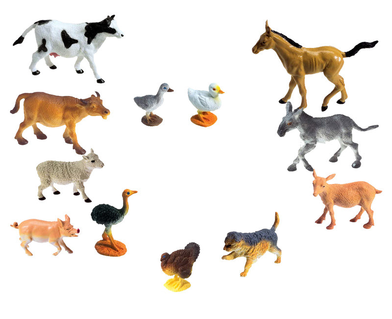 Animaux de la ferme écologiques - Coffret 12