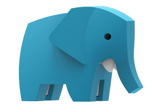 Halftoys - Elefant daVinci BLS GmbH, Kopernikusstraße 1, 74670 Forchtenberg; Kontakt: mail@bls.de