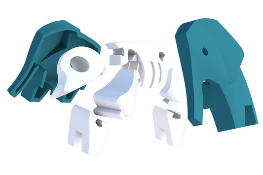 Halftoys - Elefant daVinci BLS GmbH, Kopernikusstraße 1, 74670 Forchtenberg; Kontakt: mail@bls.de