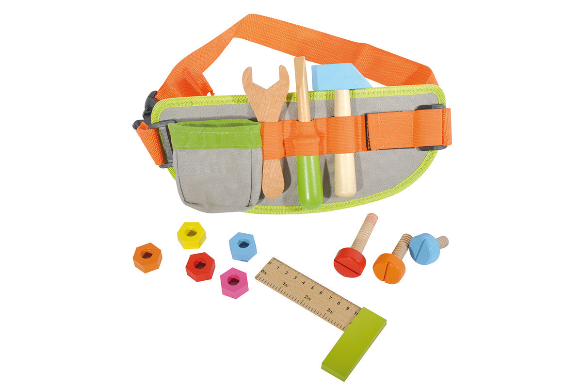 Kinder Werkzeuggürtel Forchtenberger Puzzle & Spiele BLS GmbH, Kopernikusstraße 1, 74670 Forchtenberg; Kontakt: mail@bls.de