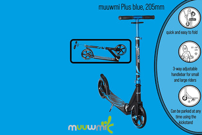 muuwmi - Trottinette en aluminium Plus - 205 mm