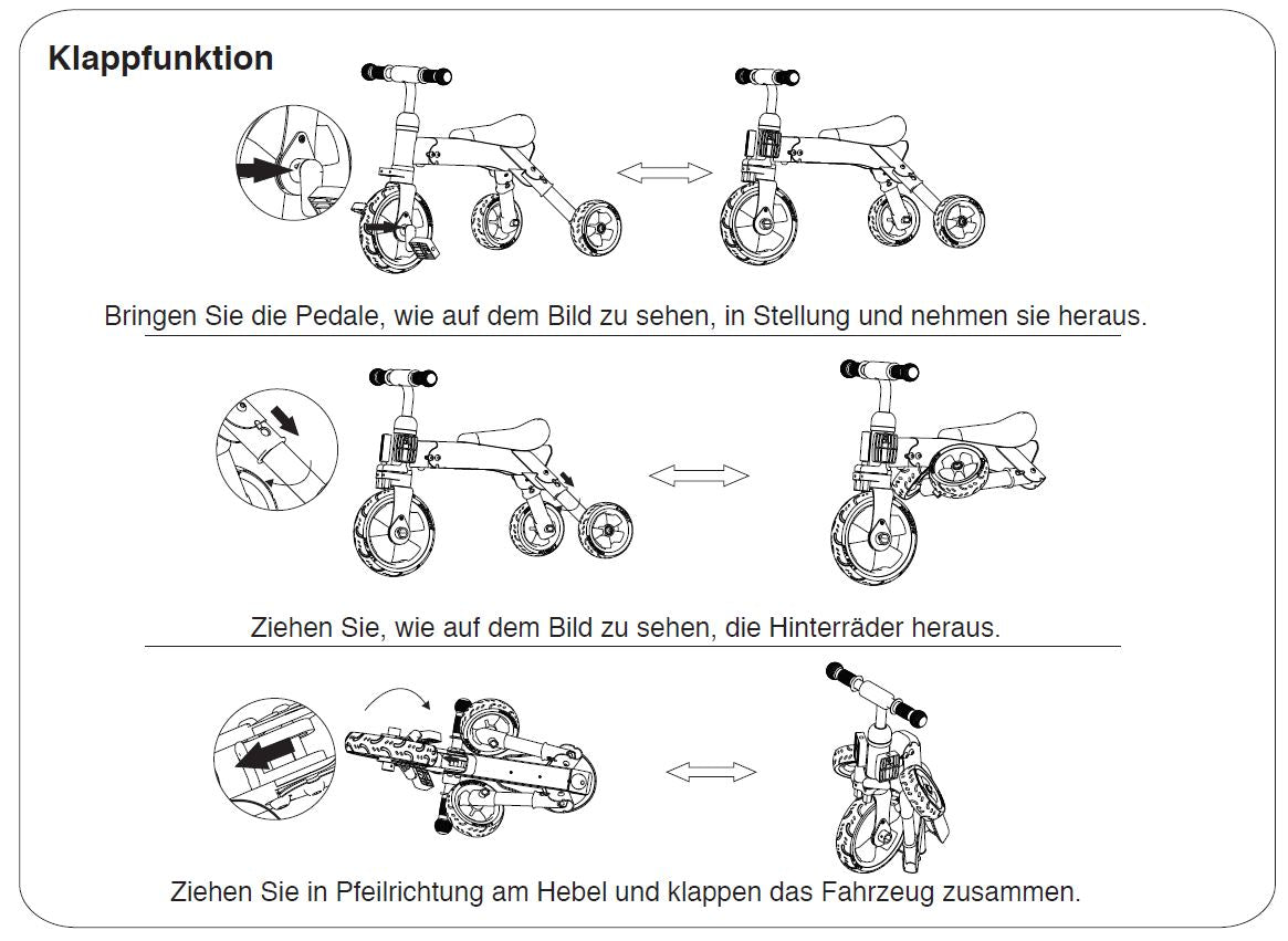 Klappbares Dreirad SommerMobil BLS GmbH, Kopernikusstraße 1, 74670 Forchtenberg; Kontakt: mail@bls.de