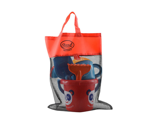 GOWI - Sandkasten Set in Netztasche GOWI® GOWI GmbH, Wertheimweg 12, 8630 Mariazell, Österreich; office@gowi.at