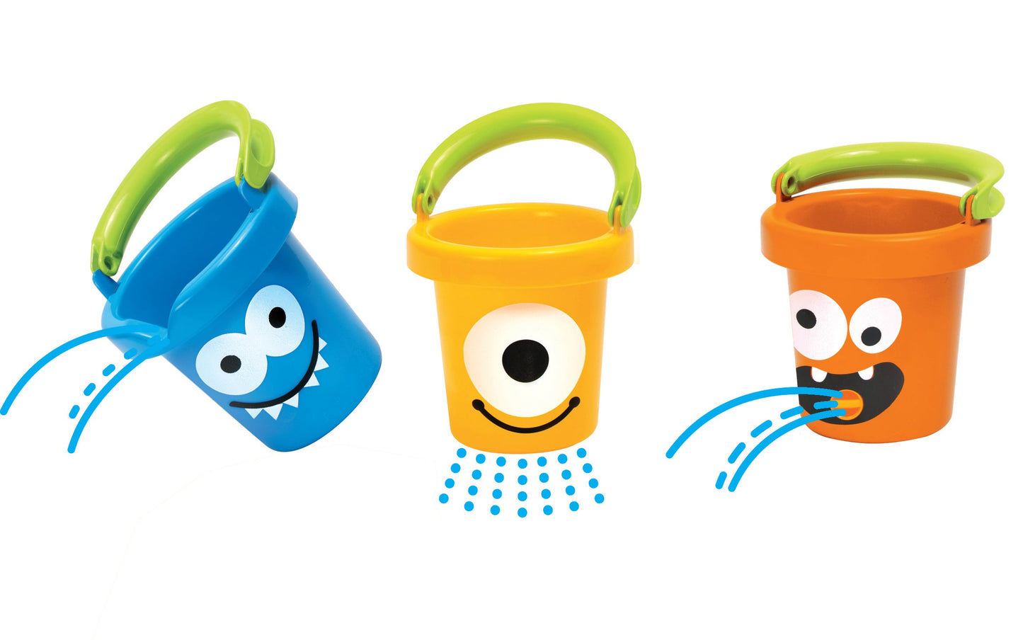 GOWI - Lustige Monster Eimer - Set 3 in Box GOWI® GOWI GmbH, Wertheimweg 12, 8630 Mariazell, Österreich; office@gowi.at