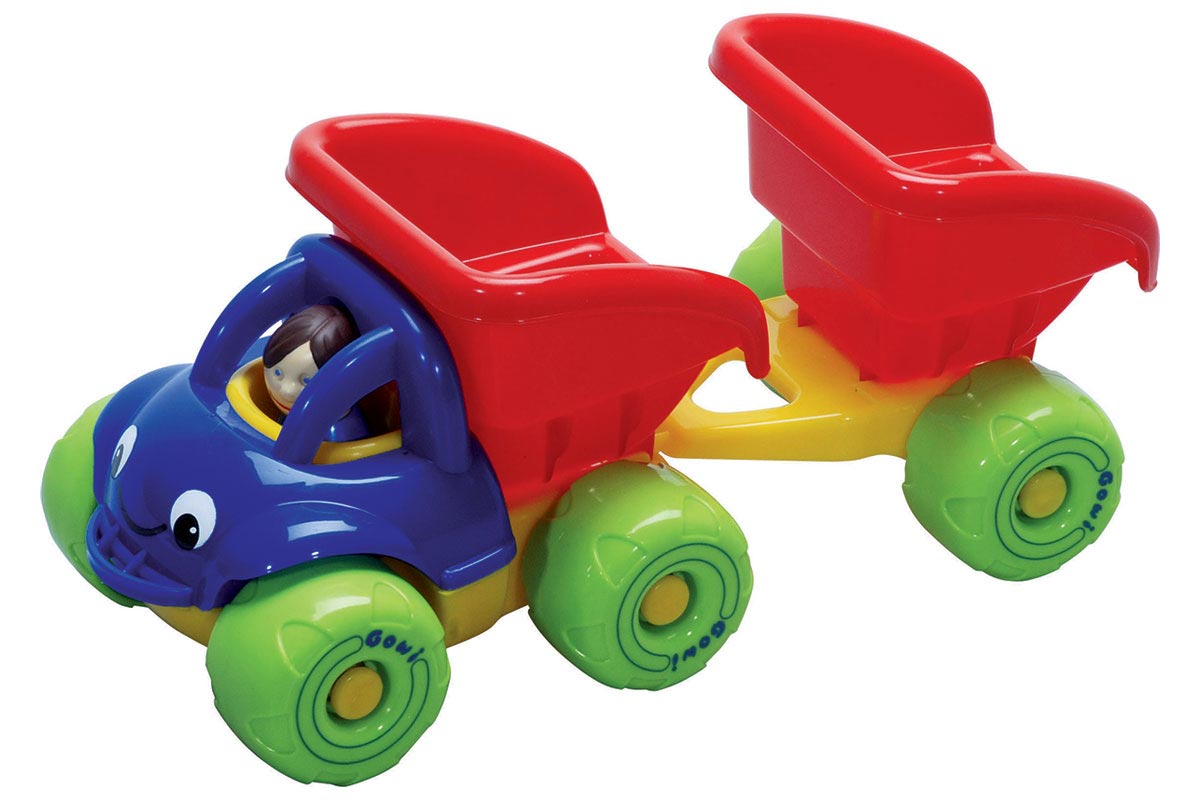 GOWI - Mini camion - Benne avec remorque 