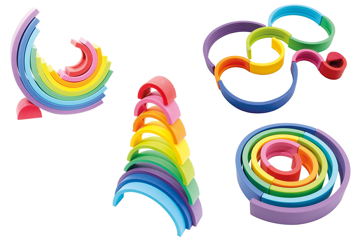Agrafeuse arc-en-ciel en silicone