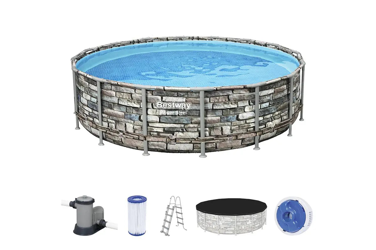 Bestway - Power Steel™ Frame Pool-Set - Ø 488x122cm - CHiLA ...einfach gutes Spielzeug!