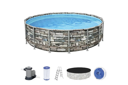 Bestway - Power Steel™ Frame Pool-Set - Ø 488x122cm - CHiLA ...einfach gutes Spielzeug!