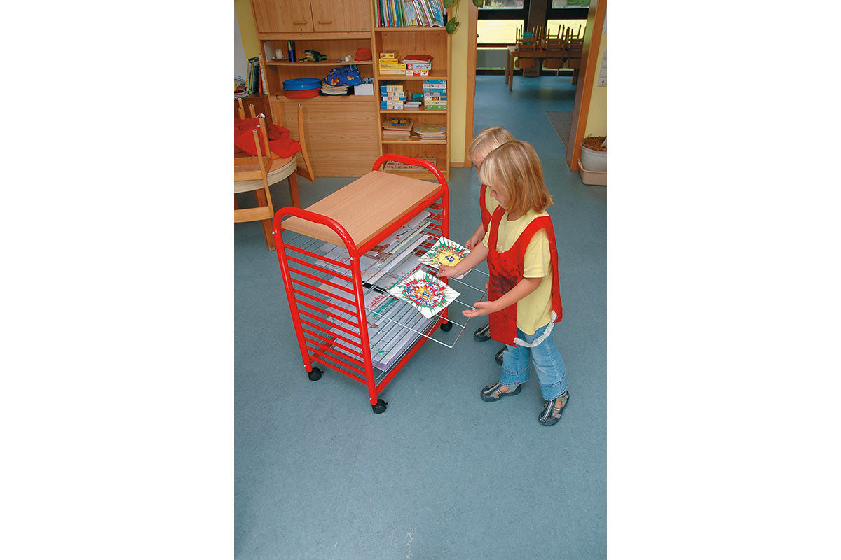 chariot de séchage mobile