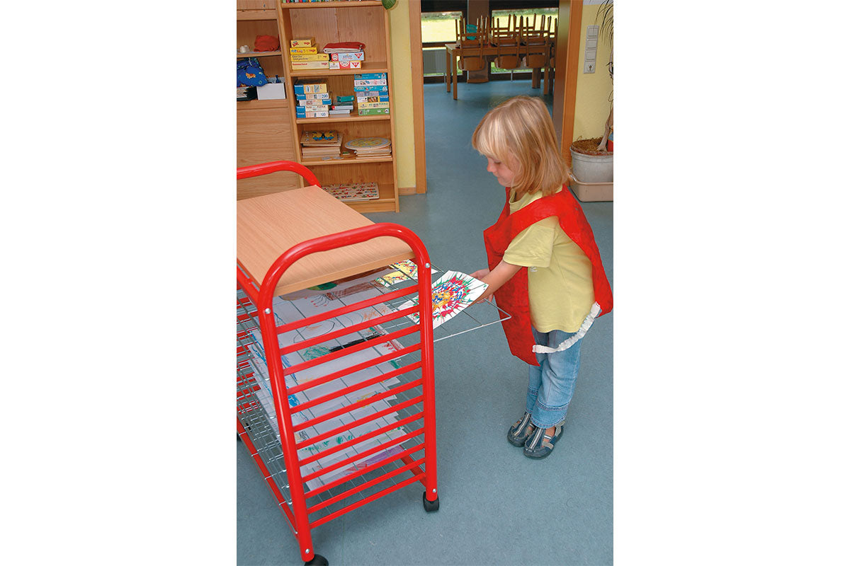 chariot de séchage mobile