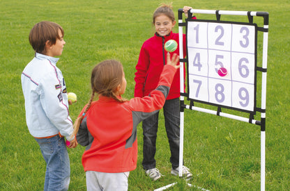 Zahlen Werfer Spiel SommerMobil BLS GmbH, Kopernikusstraße 1, 74670 Forchtenberg; Kontakt: mail@bls.de