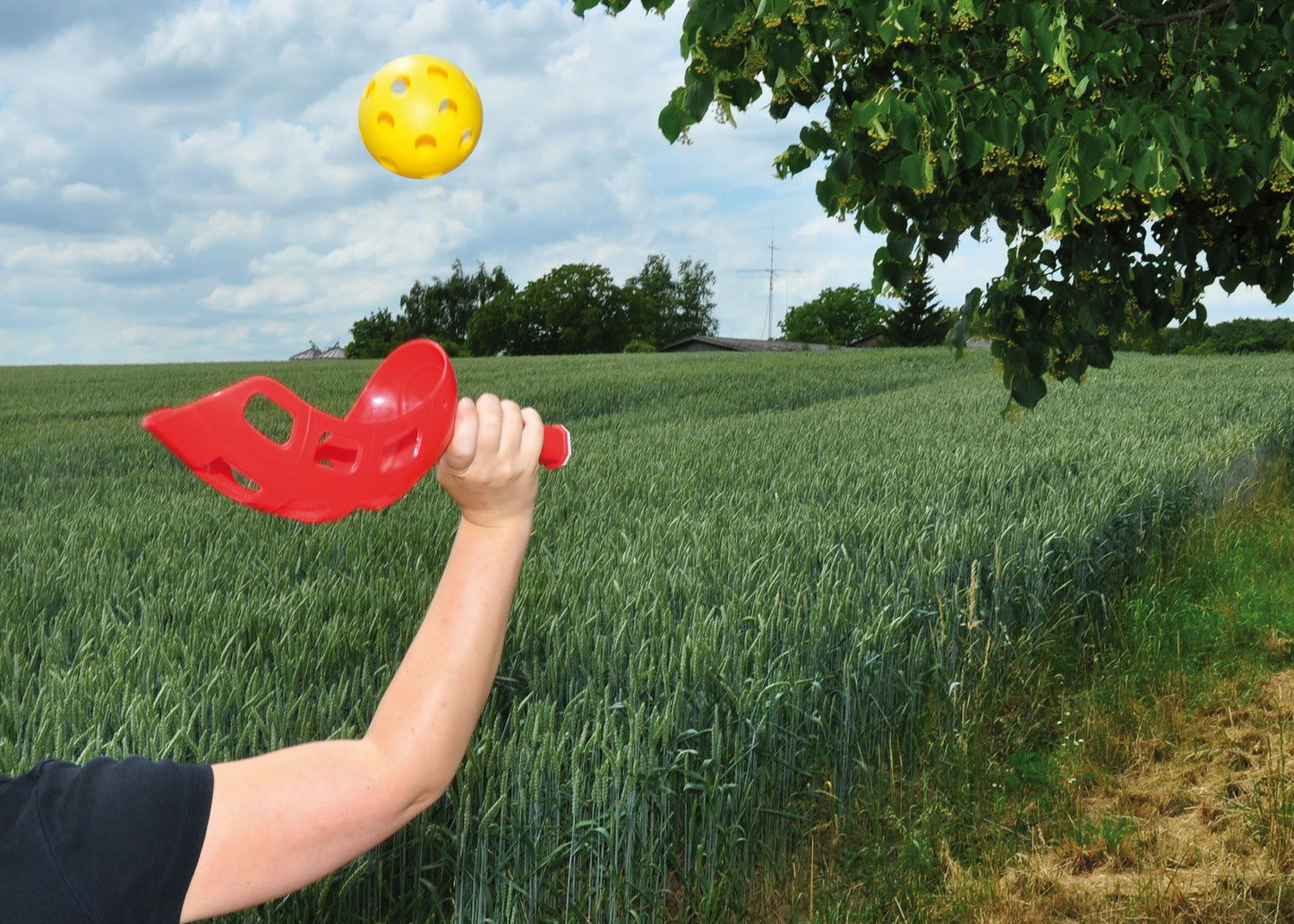 Halbmond Schläger mit Ball - Set 2 SportFit, BLS GmbH, Kopernikusstraße 1, 74670 Forchtenberg, mail@bls.net