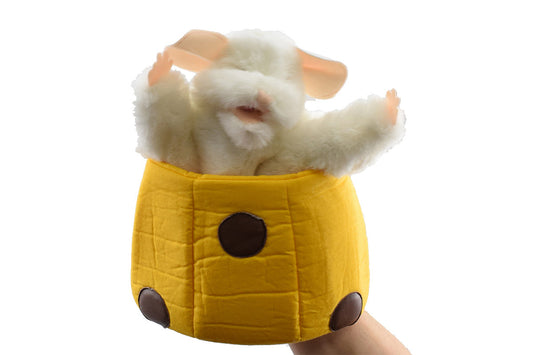 Handspielpuppe Maus im Käse DesignPlüsch BLS GmbH, Kopernikusstraße 1, 74670 Forchtenberg; Kontakt: mail@bls.de