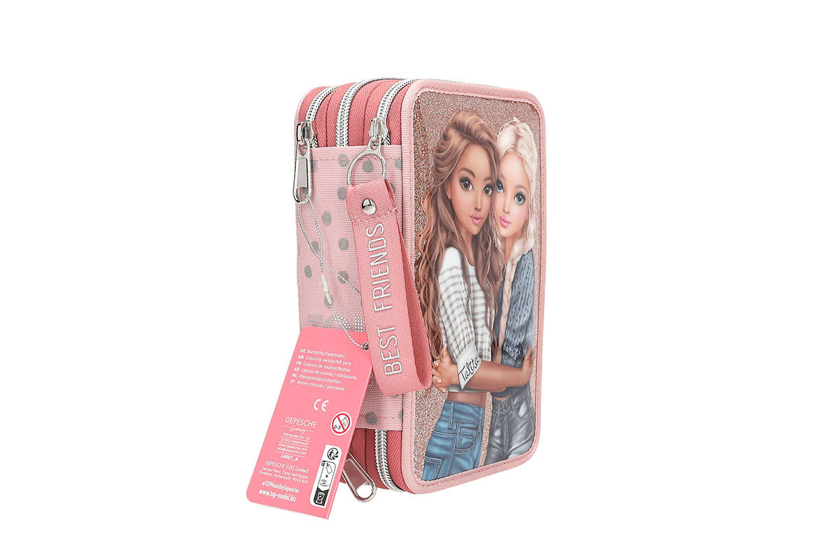TOPModel - 3 Fach Federtasche DOTS