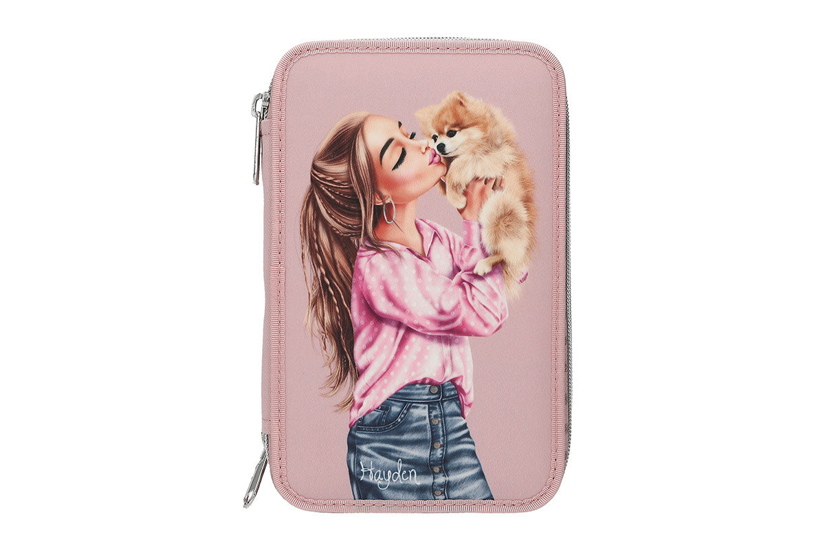 TOPModel - 2 Fach Federtasche DOTS