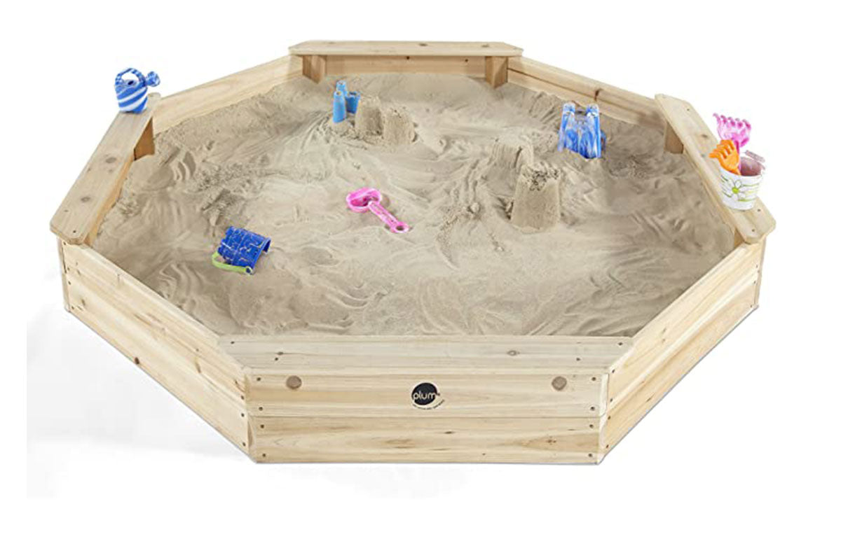 Plum - Sandkasten - achteckig CHiLA GmbH ...einfach gutes Spielzeug! Kopernikusstraße 1, 74670 Forchtenberg, E-Mail: info@chila.de