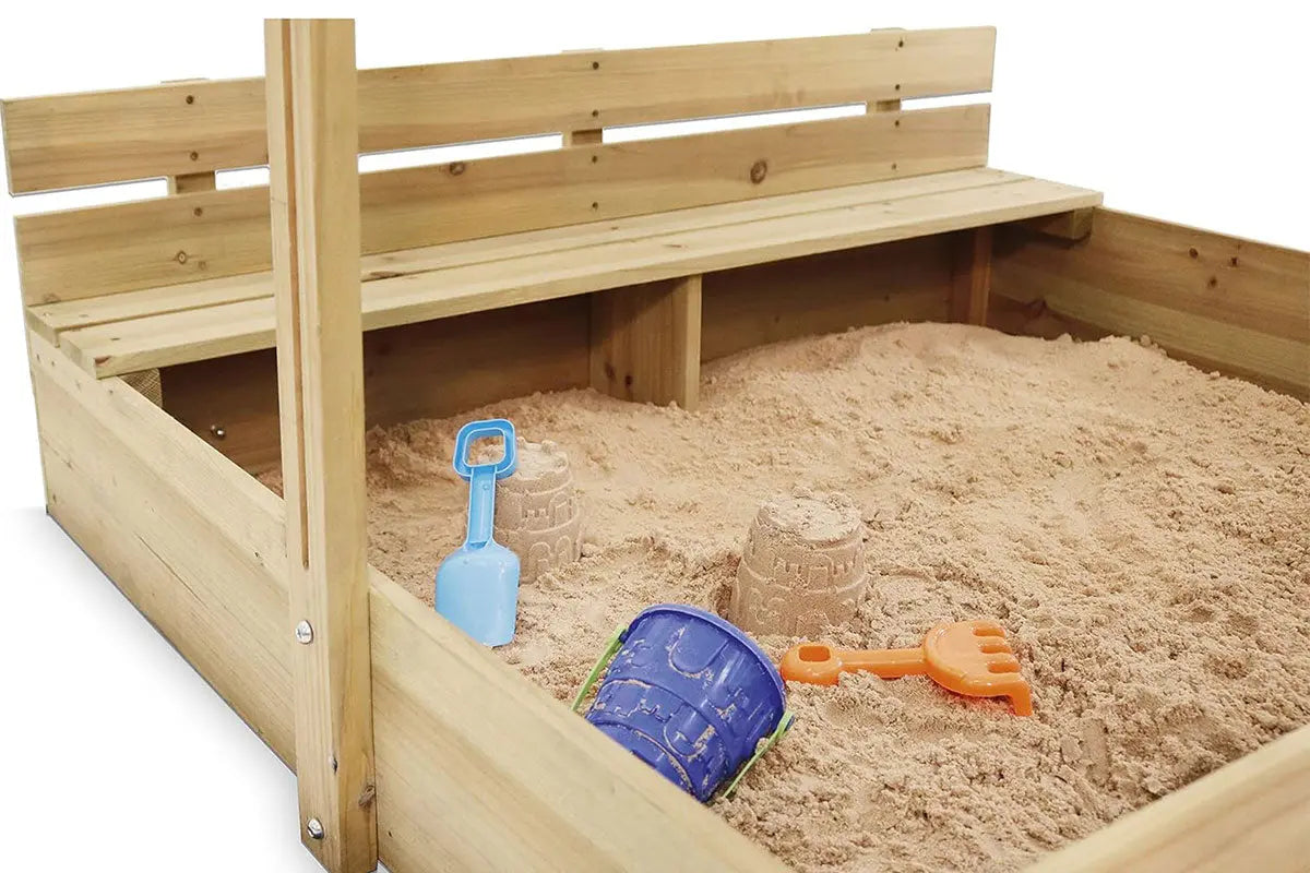 Plum - Sandkasten mit Sonnenschutz - CHiLA ...einfach gutes Spielzeug!