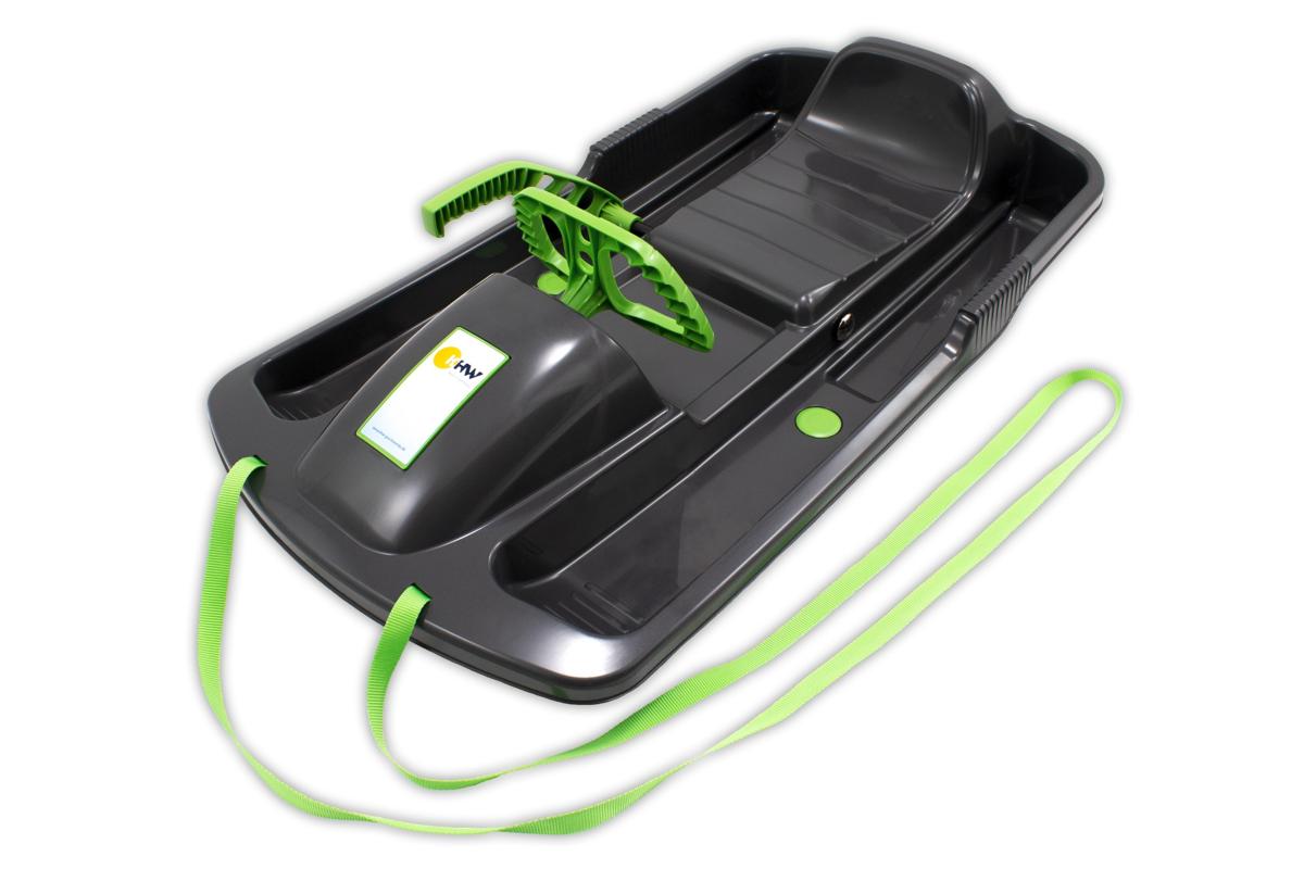 Luge KHW Snow Fox pour enfants avec frein et volant