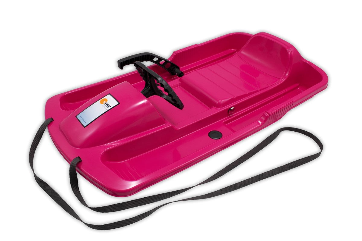 Luge KHW Snow Fox pour enfants avec frein et volant