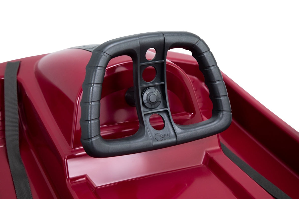 Luge enfant KHW Snow Fox avec frein et volant - couleur baie