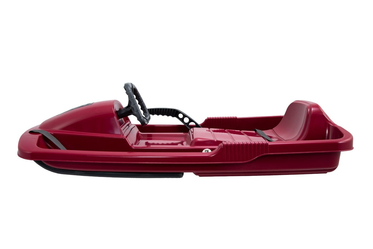 Luge enfant KHW Snow Fox avec frein et volant - couleur baie