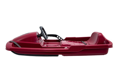 Luge enfant KHW Snow Fox avec frein et volant - couleur baie