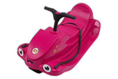 KHW Snow Quad – Luge pour enfants avec volant – rose