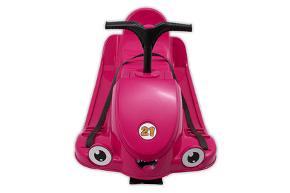 KHW Snow Quad – Luge pour enfants avec volant – rose