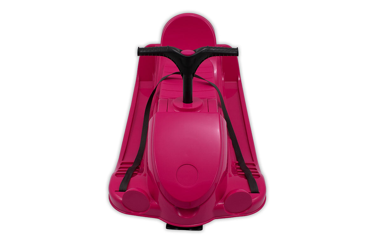 KHW Snow Quad – Luge pour enfants avec volant – rose