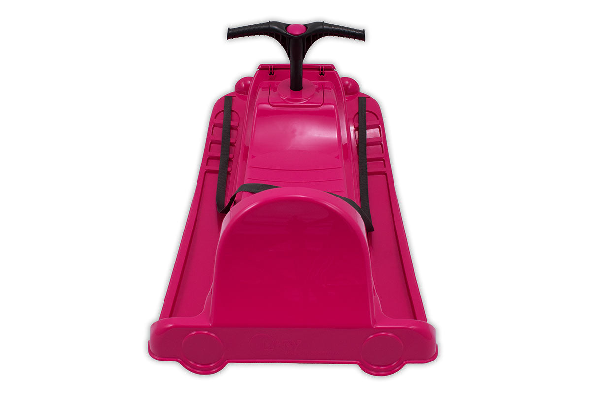 KHW Snow Quad – Luge pour enfants avec volant – rose