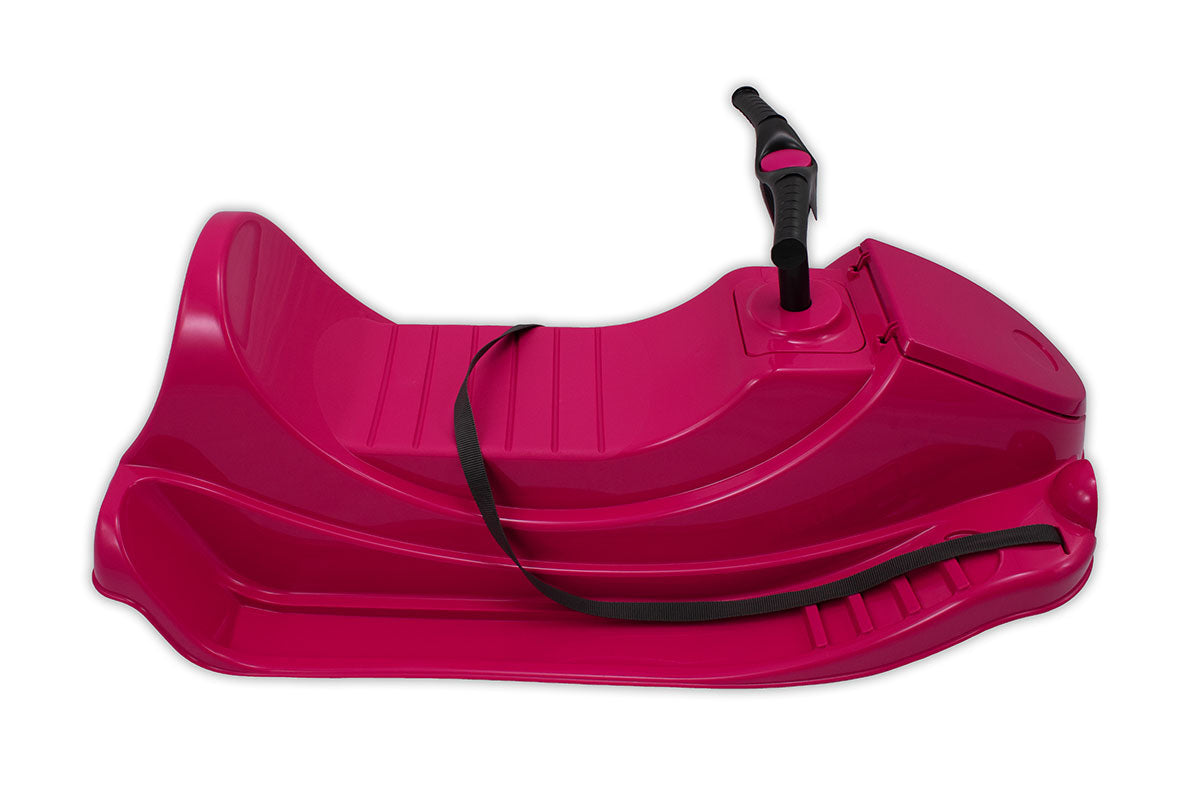 KHW Snow Quad – Luge pour enfants avec volant – rose